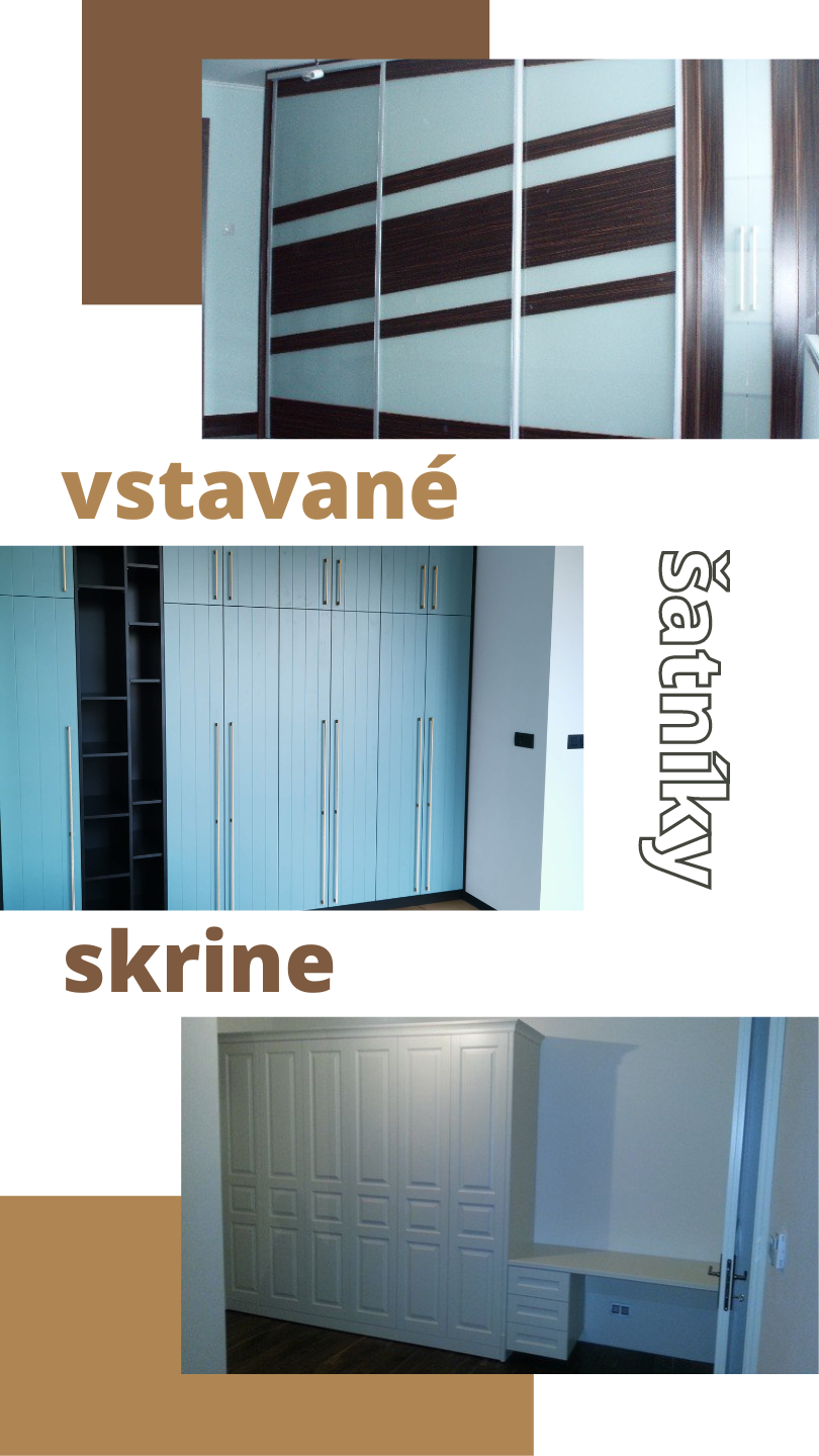 Vstavané skrine a šatníky